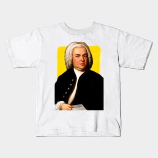 German Composer Johann Sebastian Bach illustration Kids T-Shirt